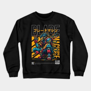 Blade Machine Robot Crewneck Sweatshirt